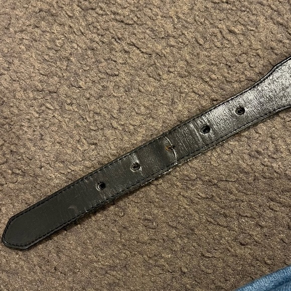 Vintage 90’s Western Leather Belt - Picture 4 of 9